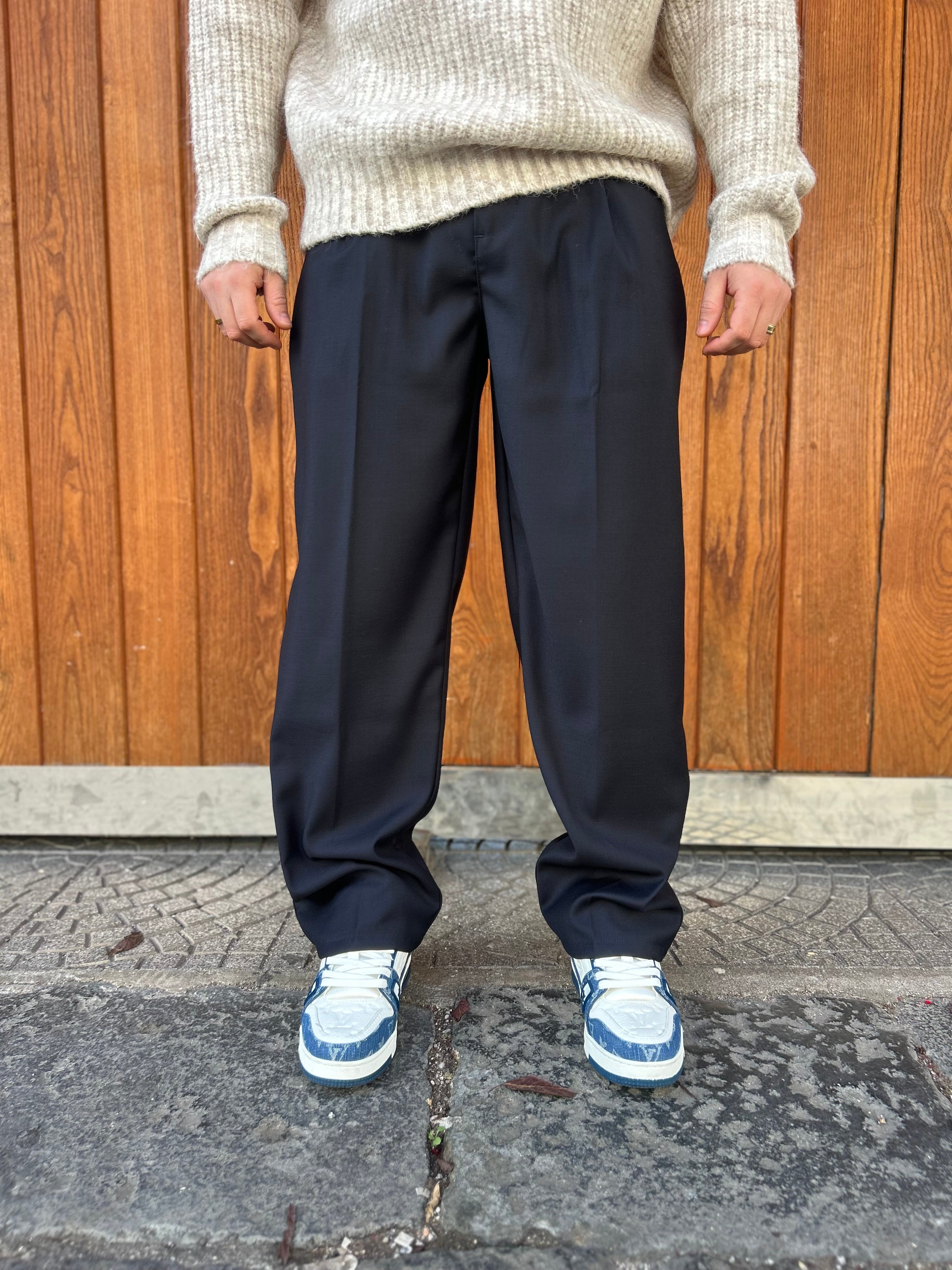 Pantalone Fondo Ampio Blu “ARCHIIVE”