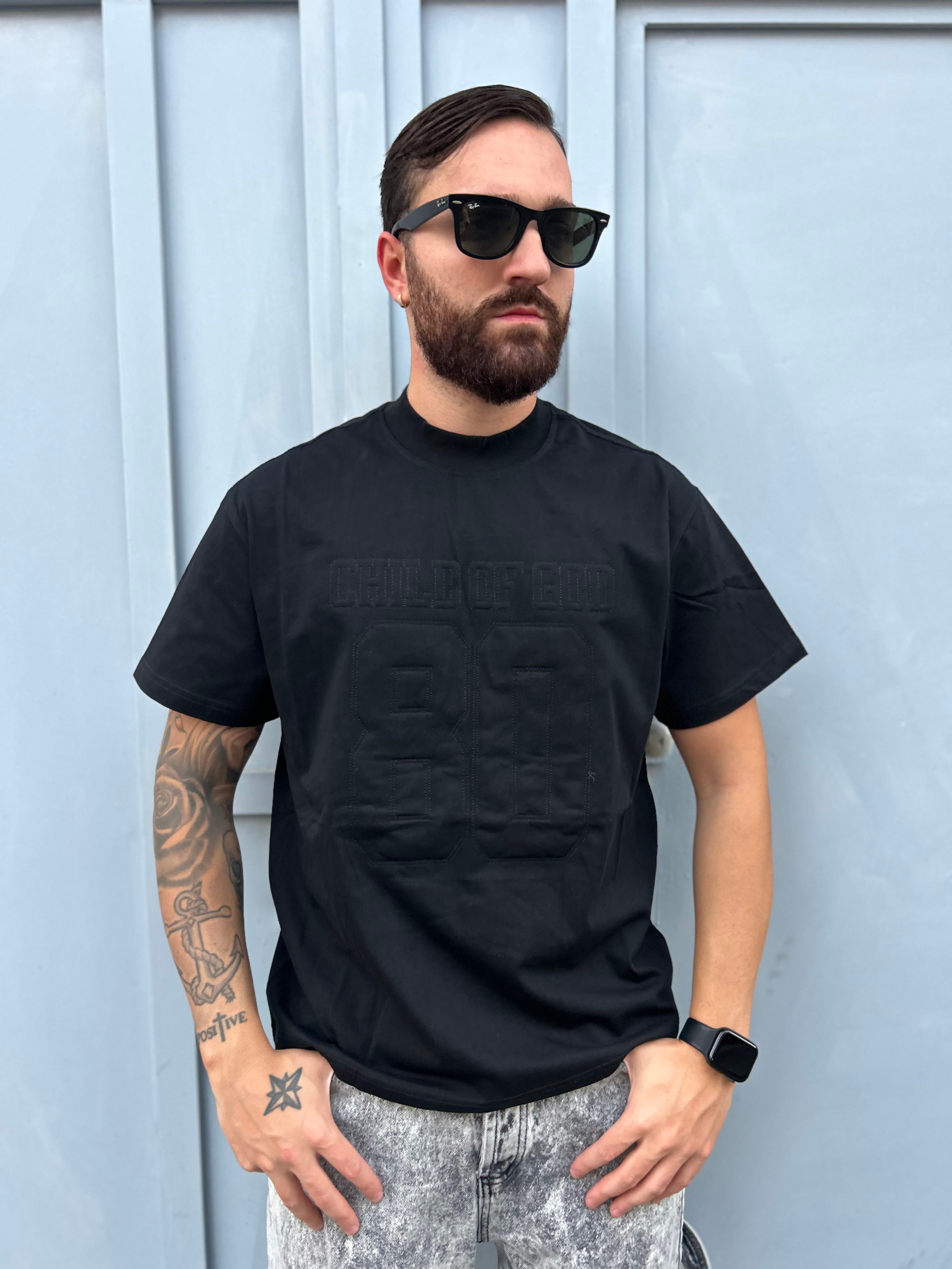 T-SHIRT MEZZO COLLO “CHILD OF GOD”