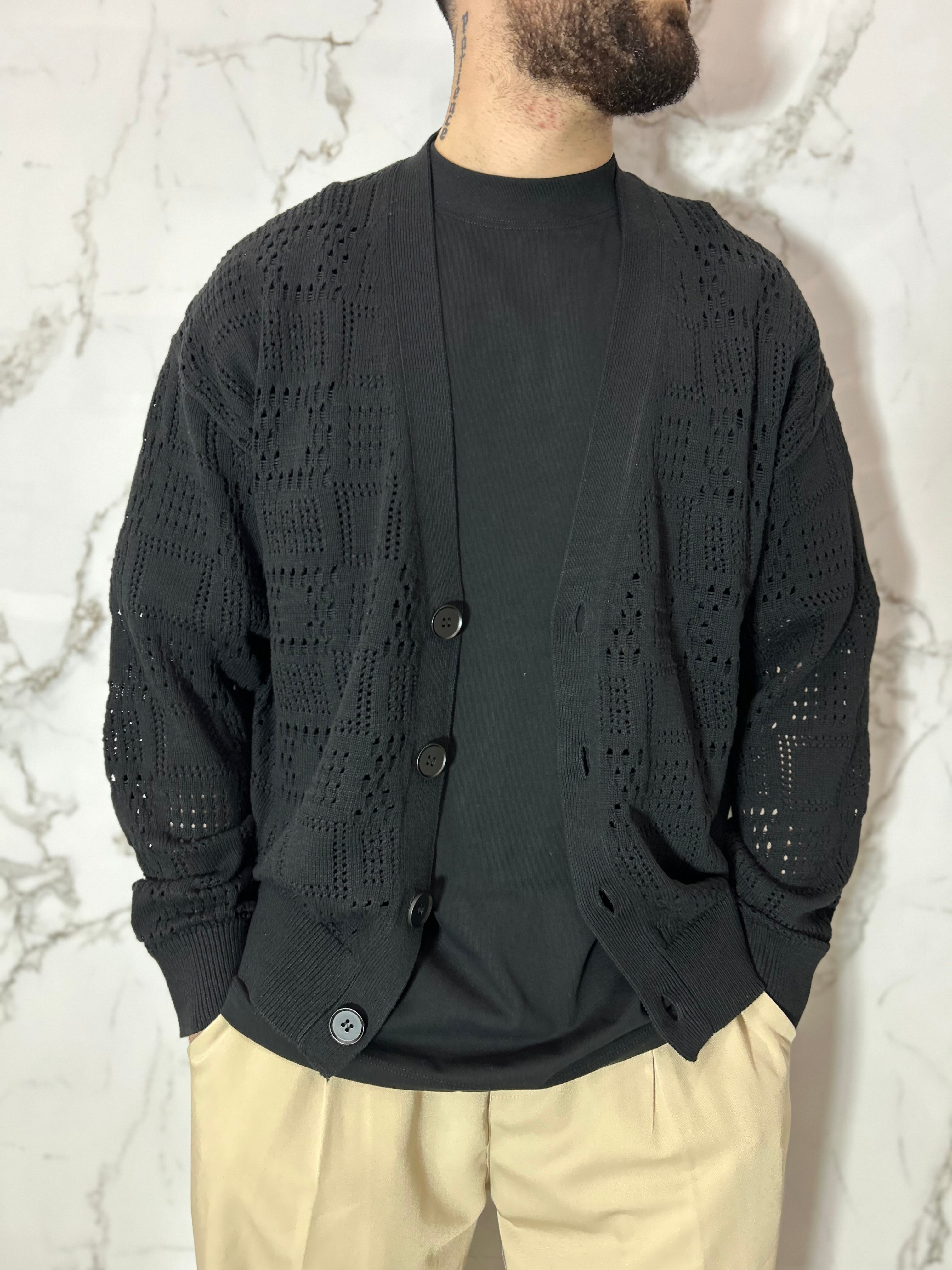 CARDIGAN TRAFORATO