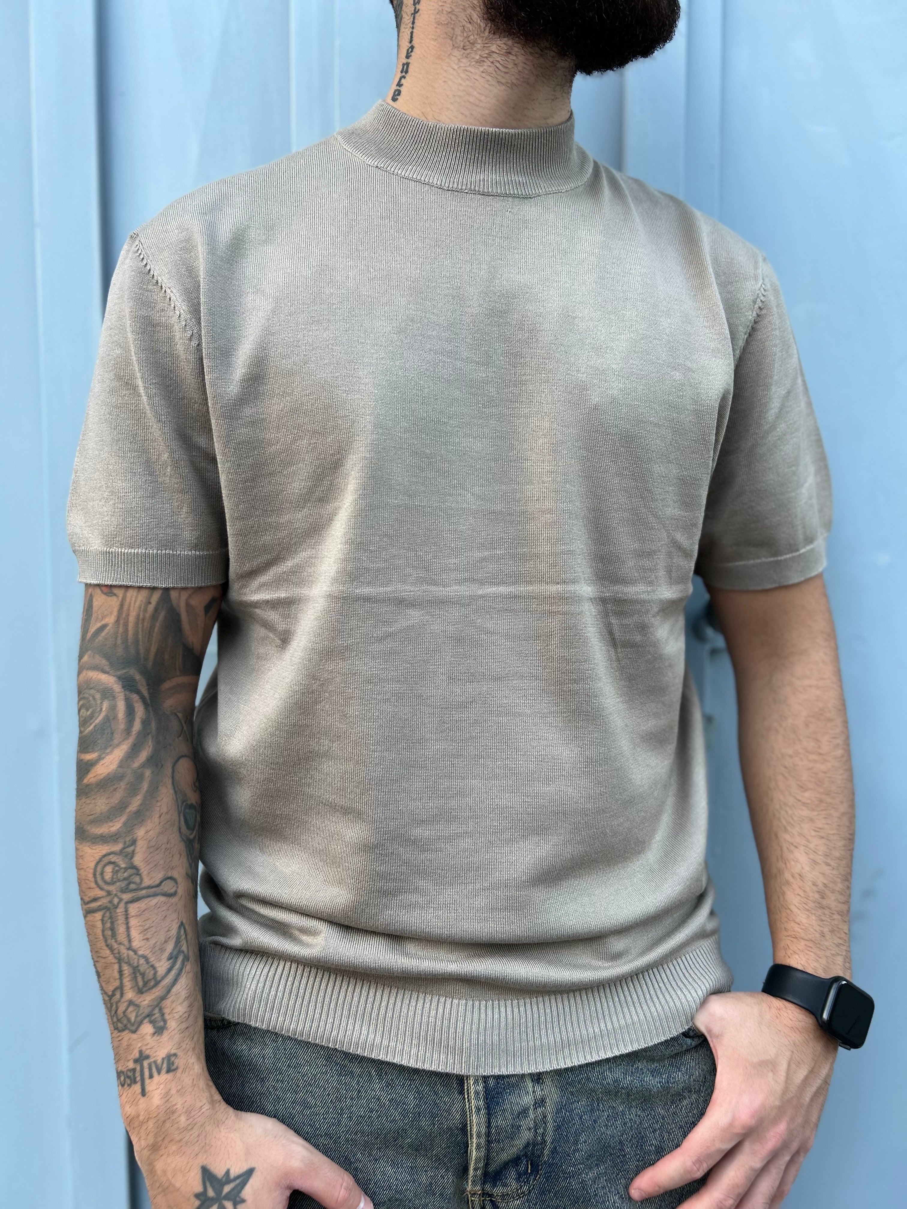 MAGLIA FILO MEZZO COLLO