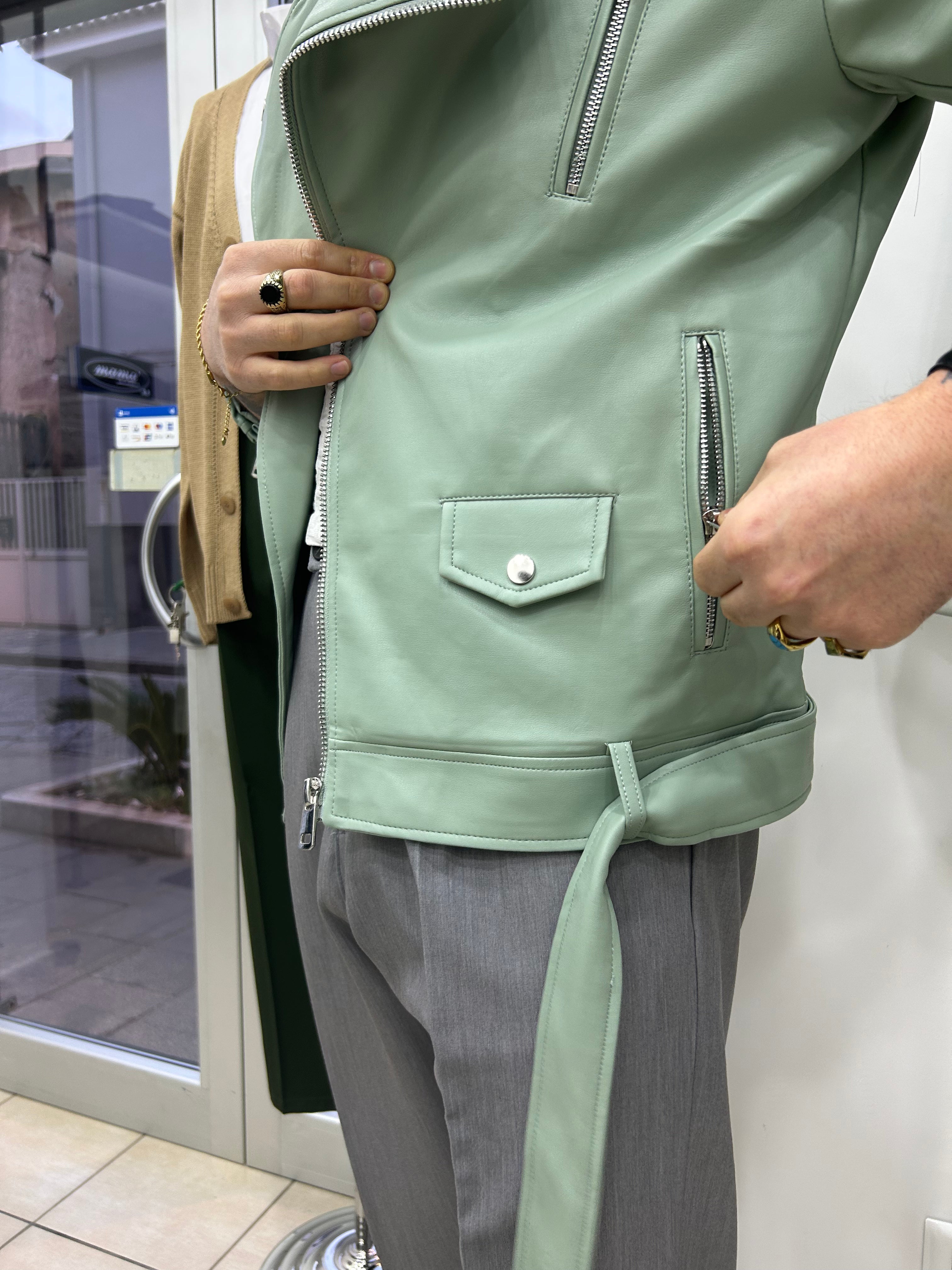 Chiodo eco-pelle