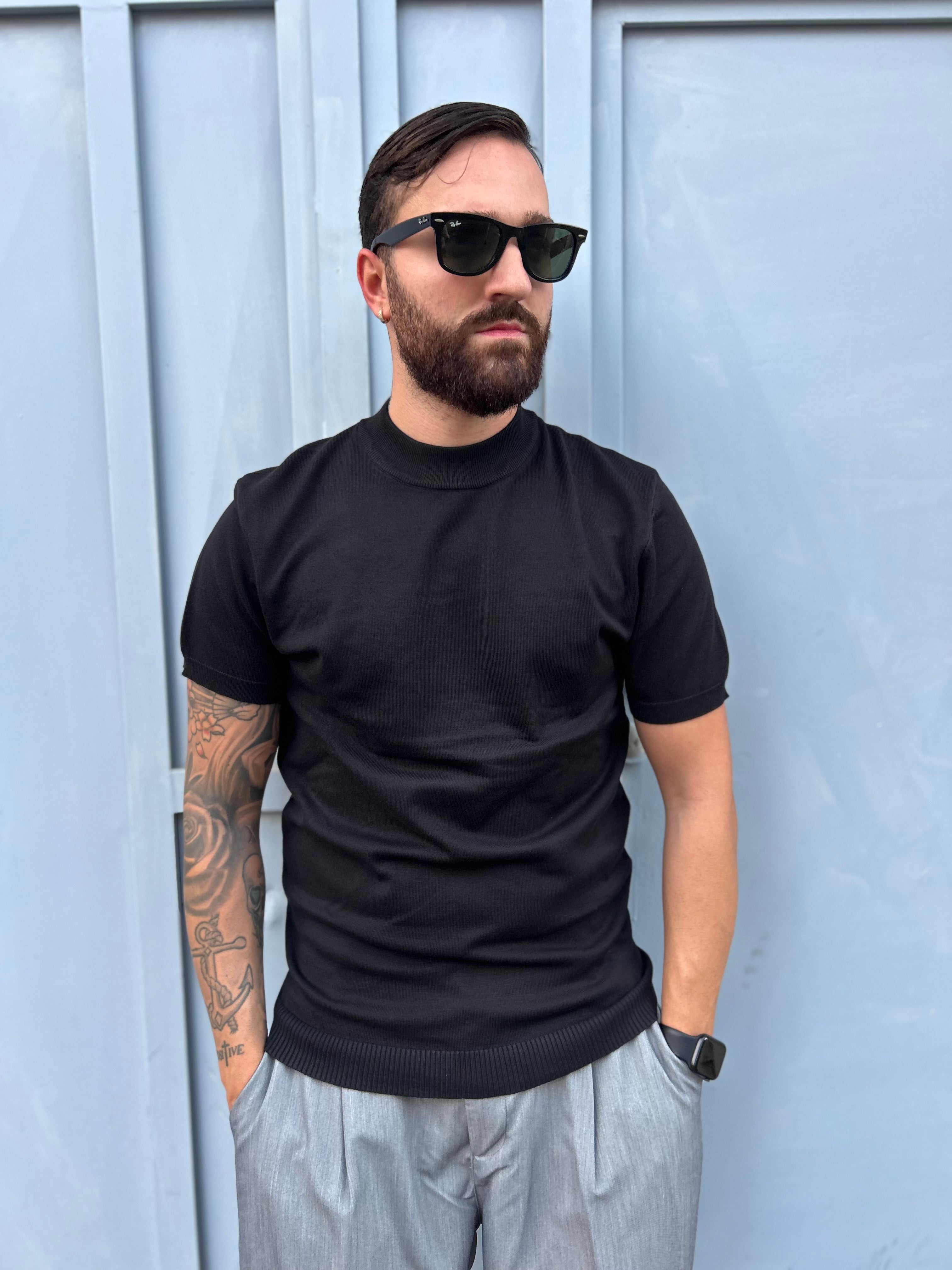 MAGLIA FILO MEZZO COLLO