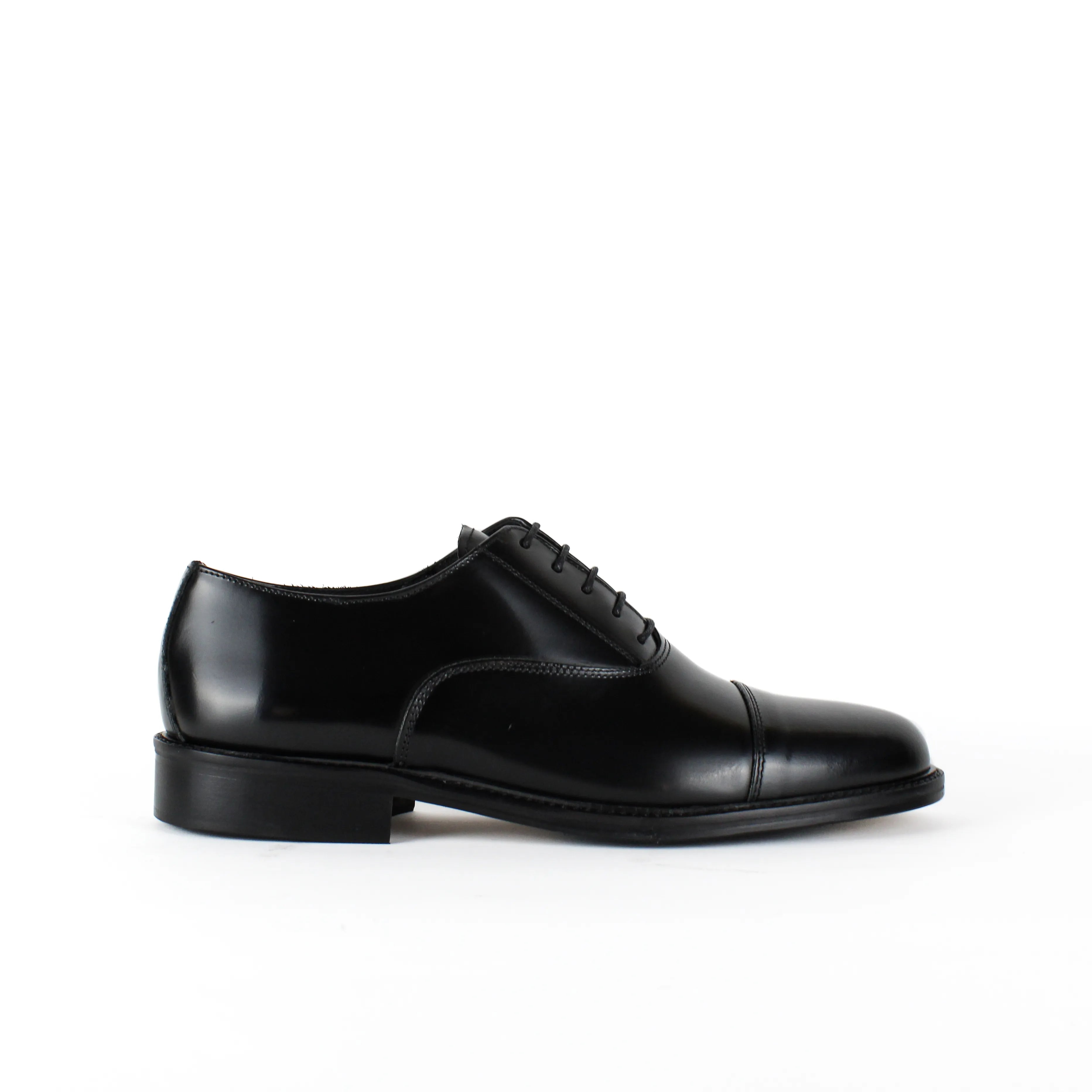 Derby Aversa in Pelle Nero