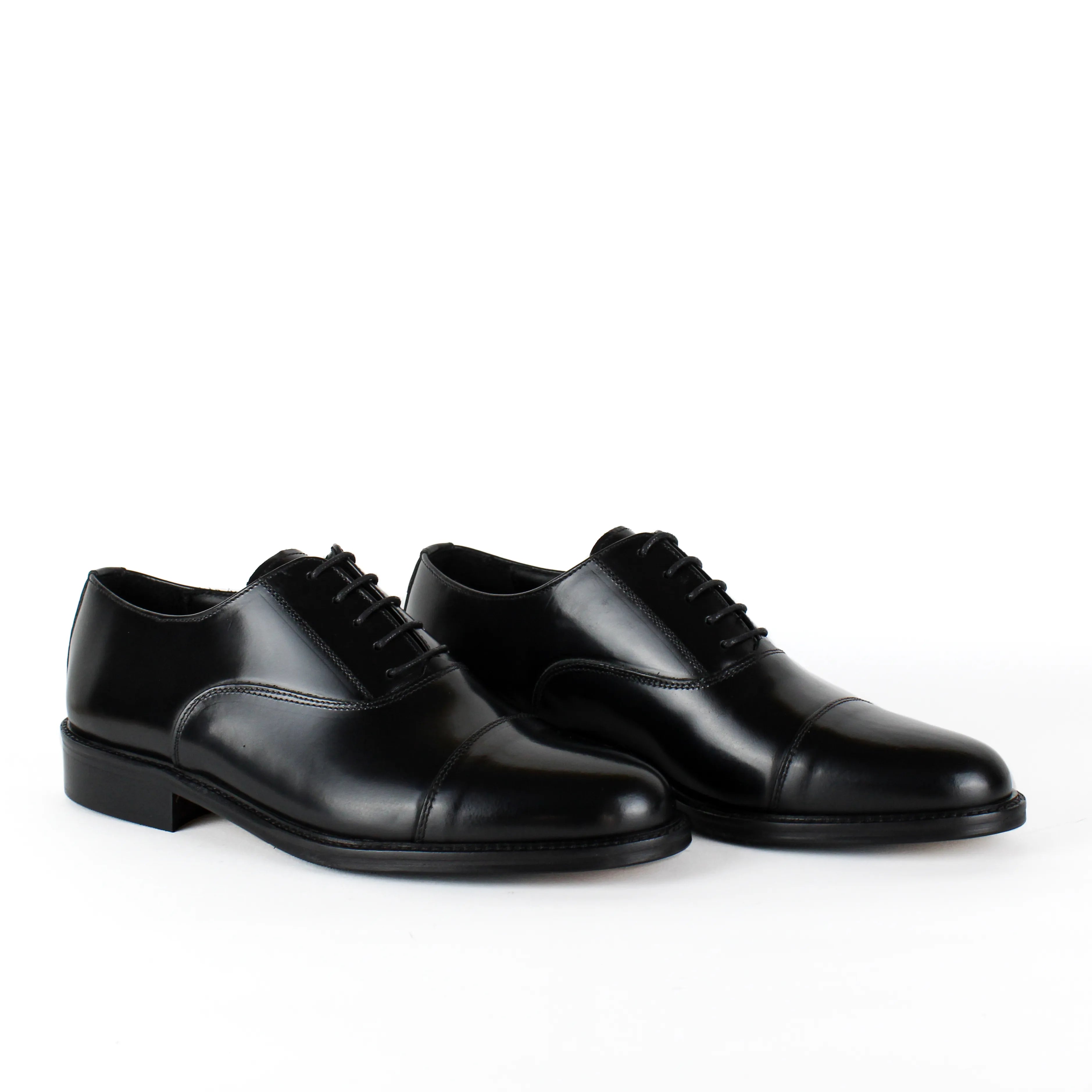 Derby Aversa in Pelle Nero