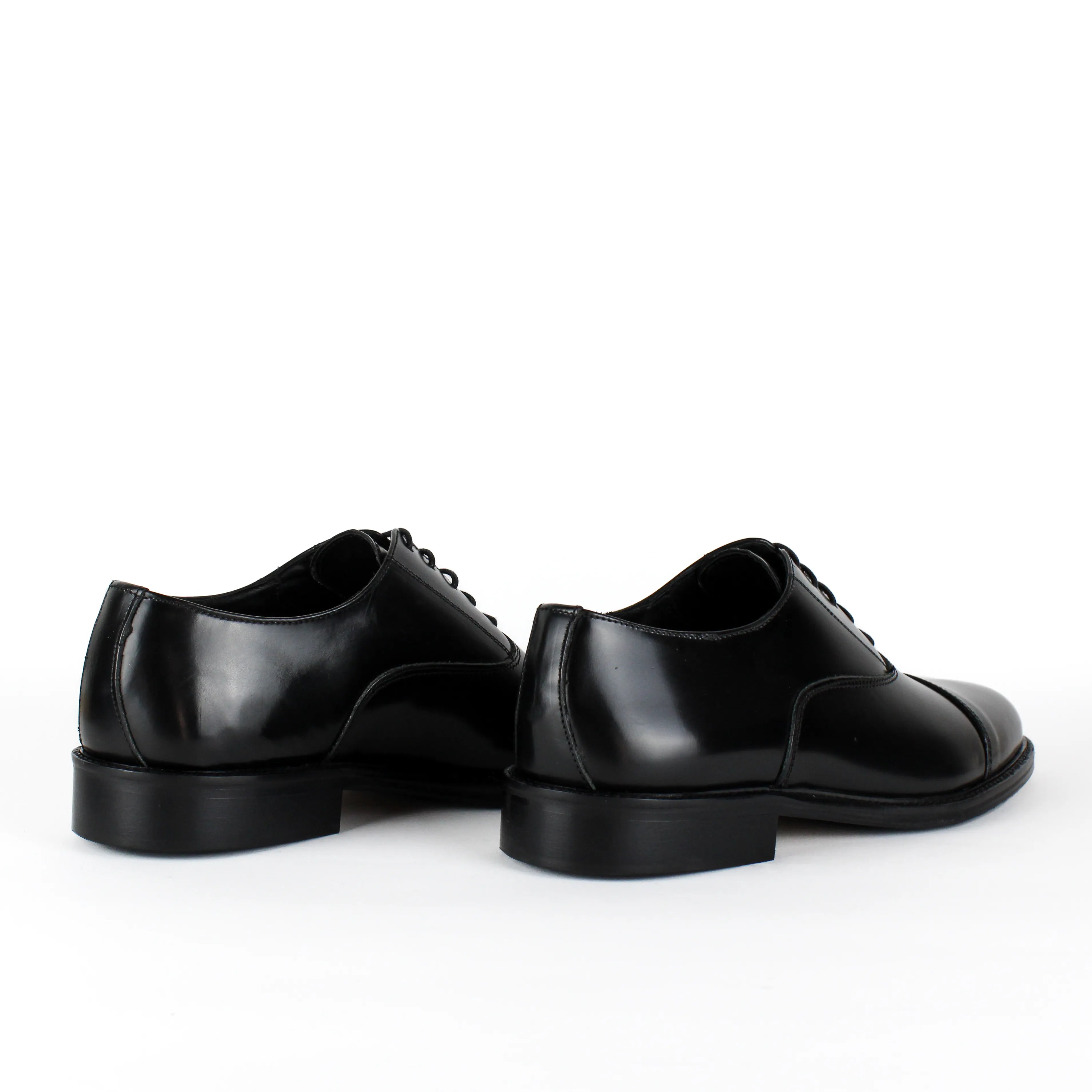 Derby Aversa in Pelle Nero