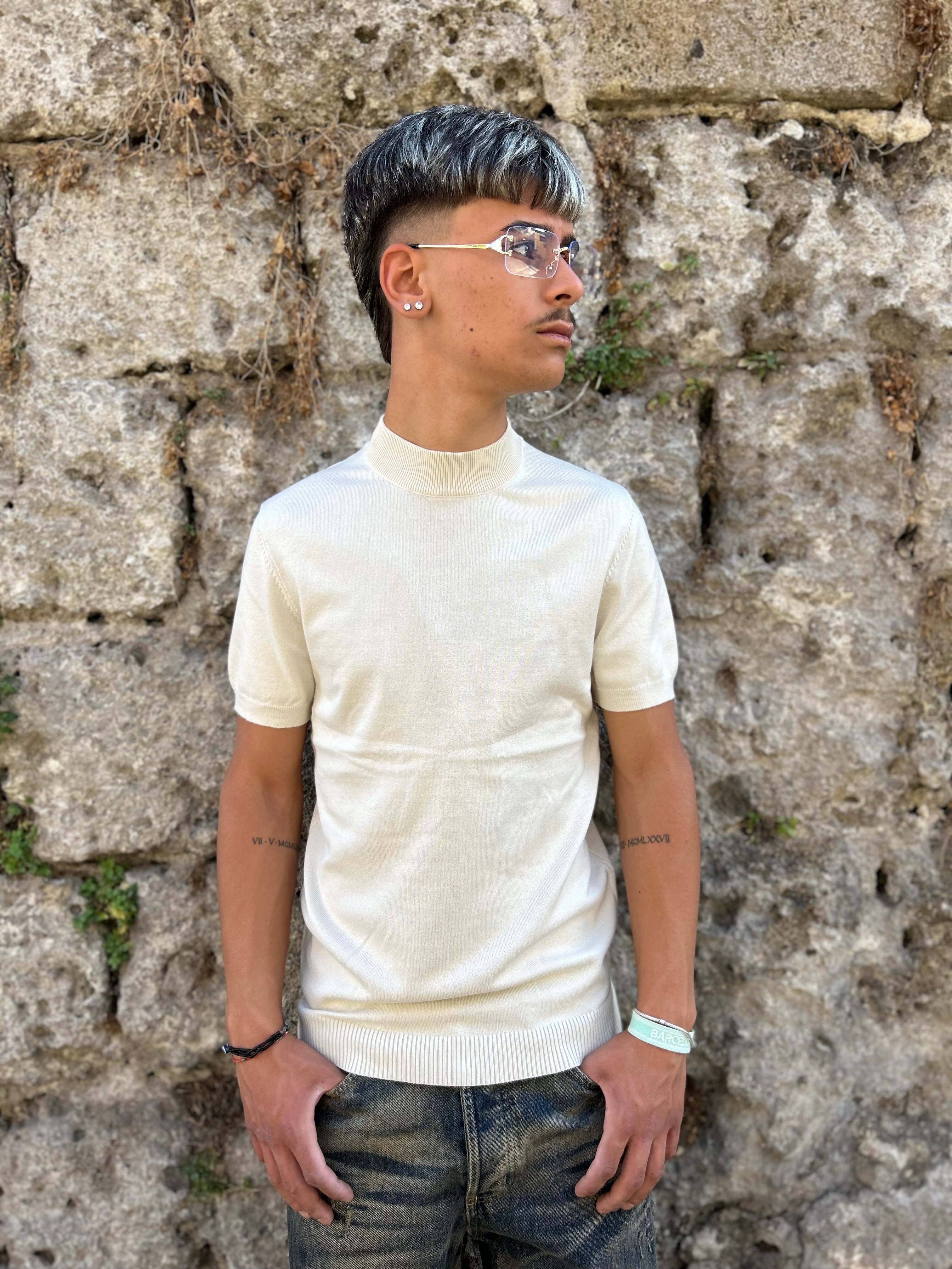 MAGLIA FILO MEZZO COLLO