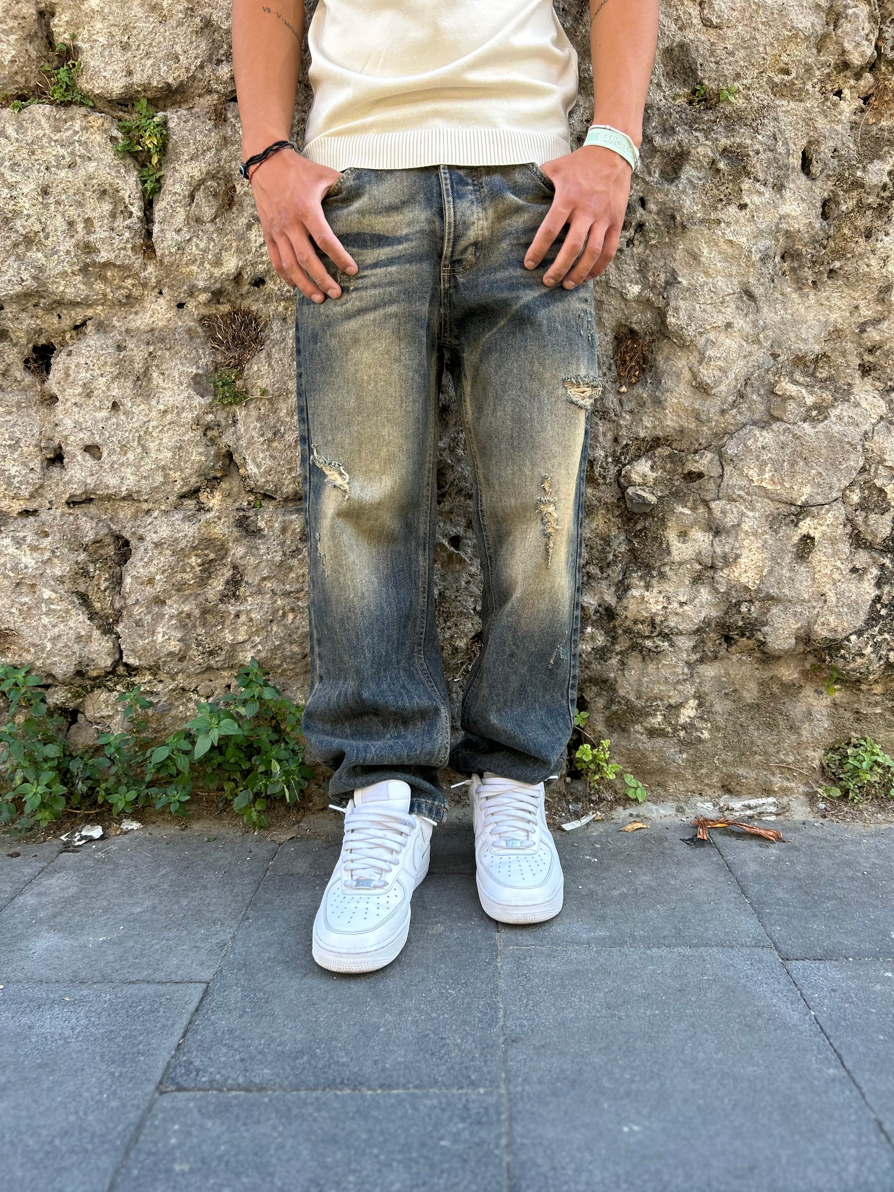 BAGGY SABBIATO CHIARO