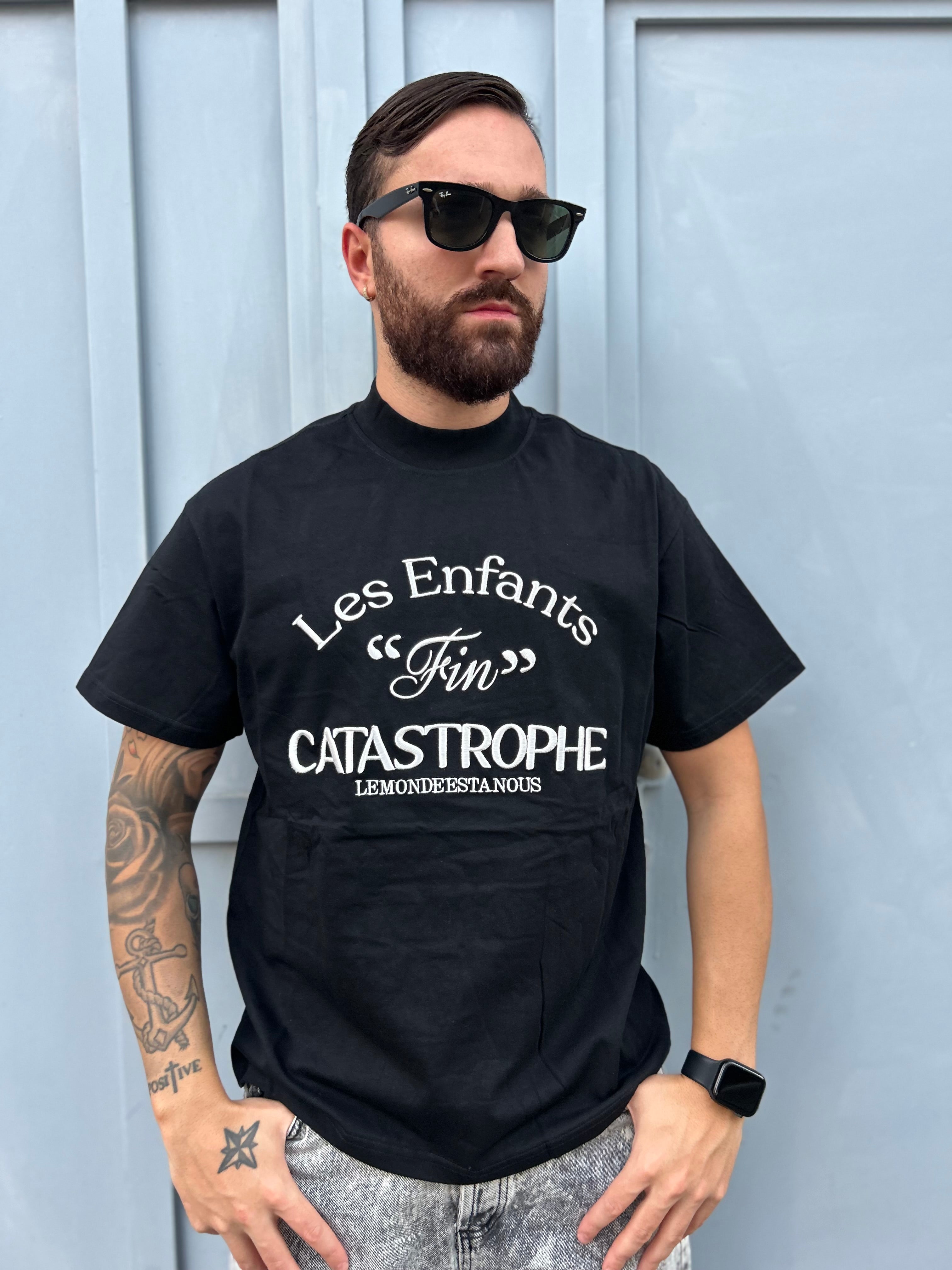 T-SHIRT MEZZO COLLO “LES ENFANTS”