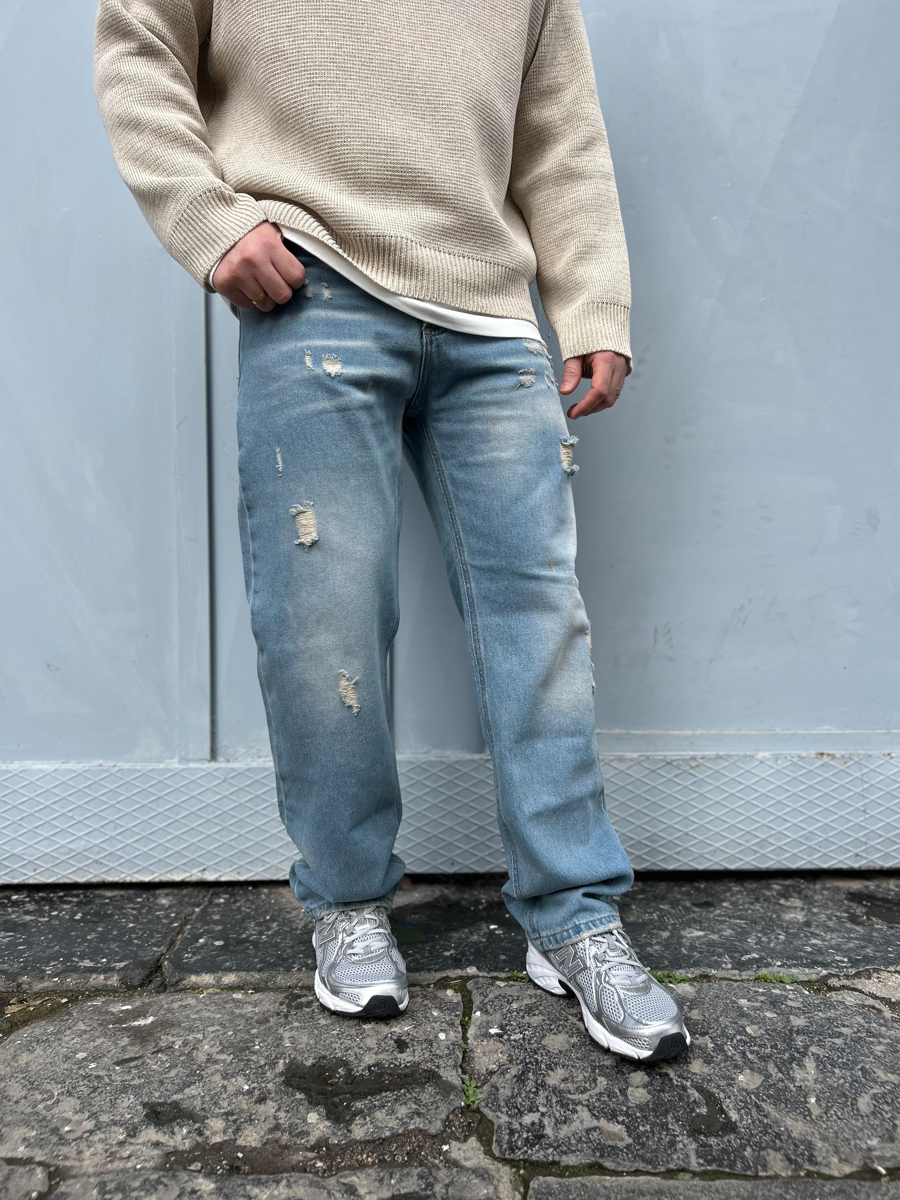 BAGGY SABBIATO CHIARO