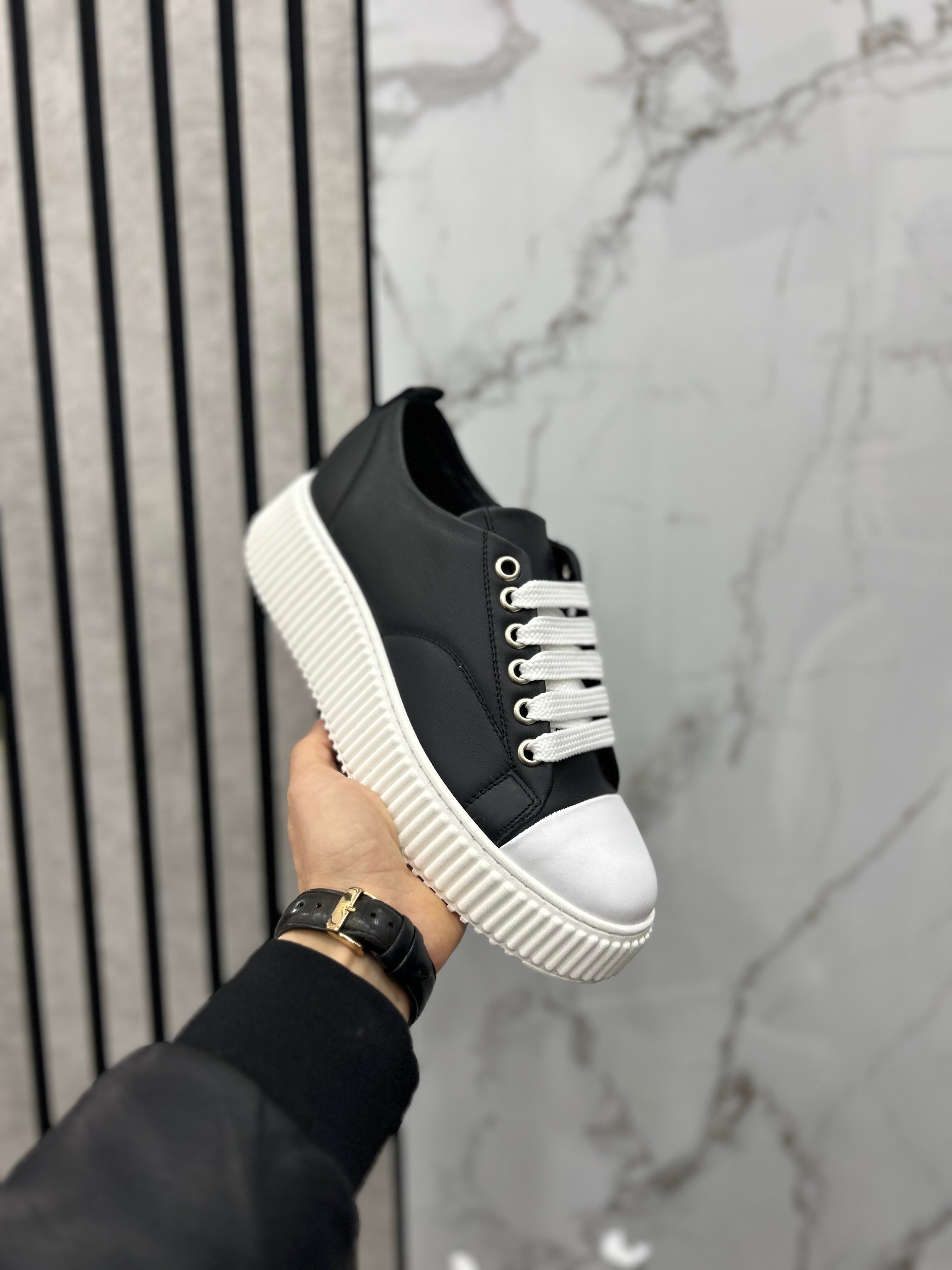 Sneakers MS in Vera Pelle