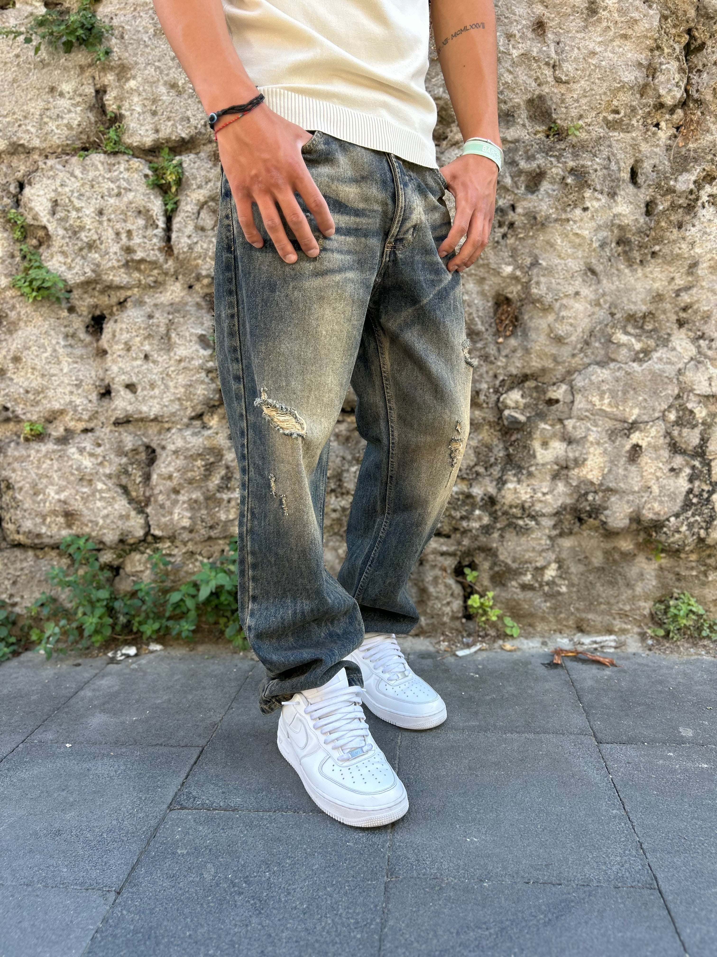 BAGGY SABBIATO CHIARO