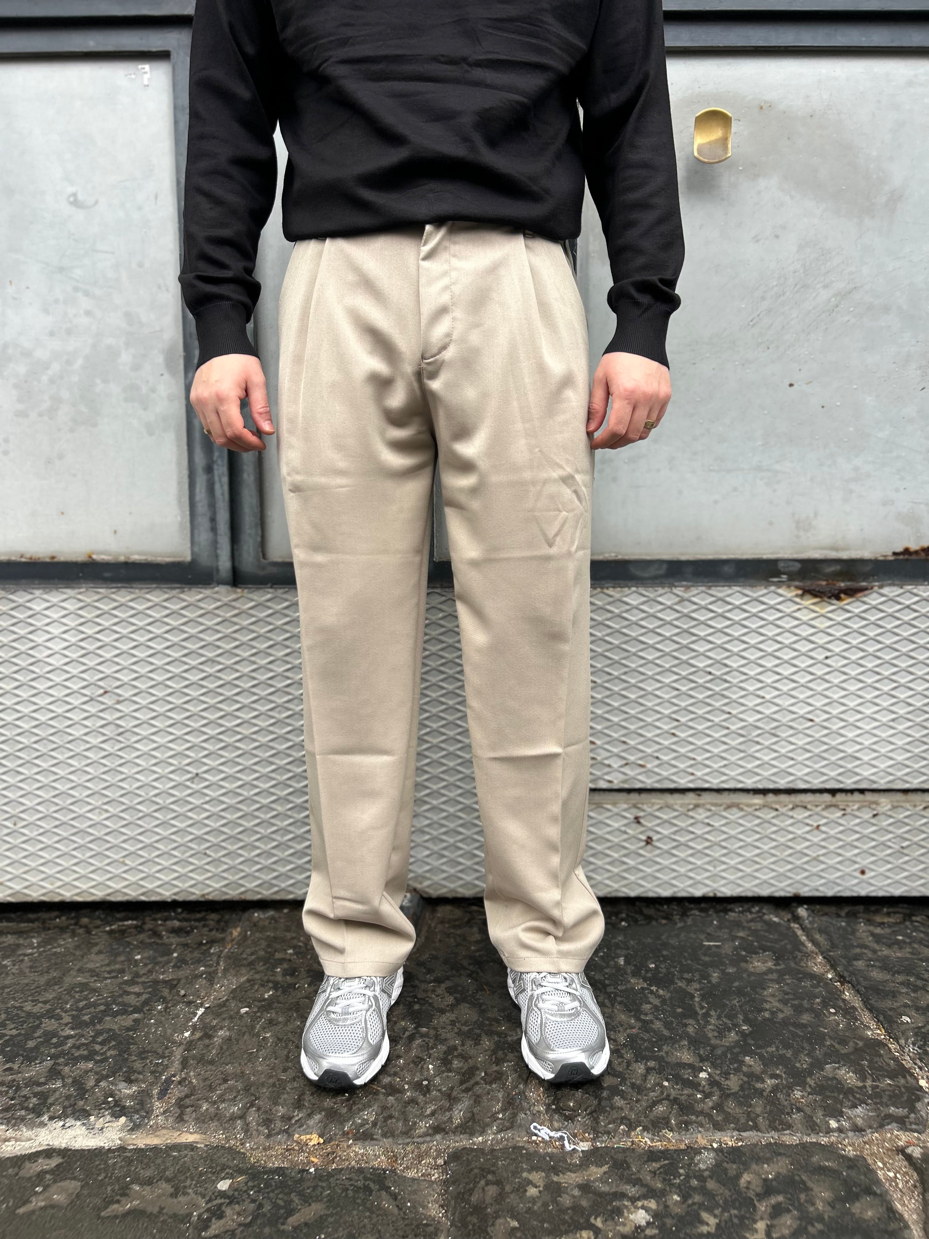 Pantalone Fondo Ampio Tortora