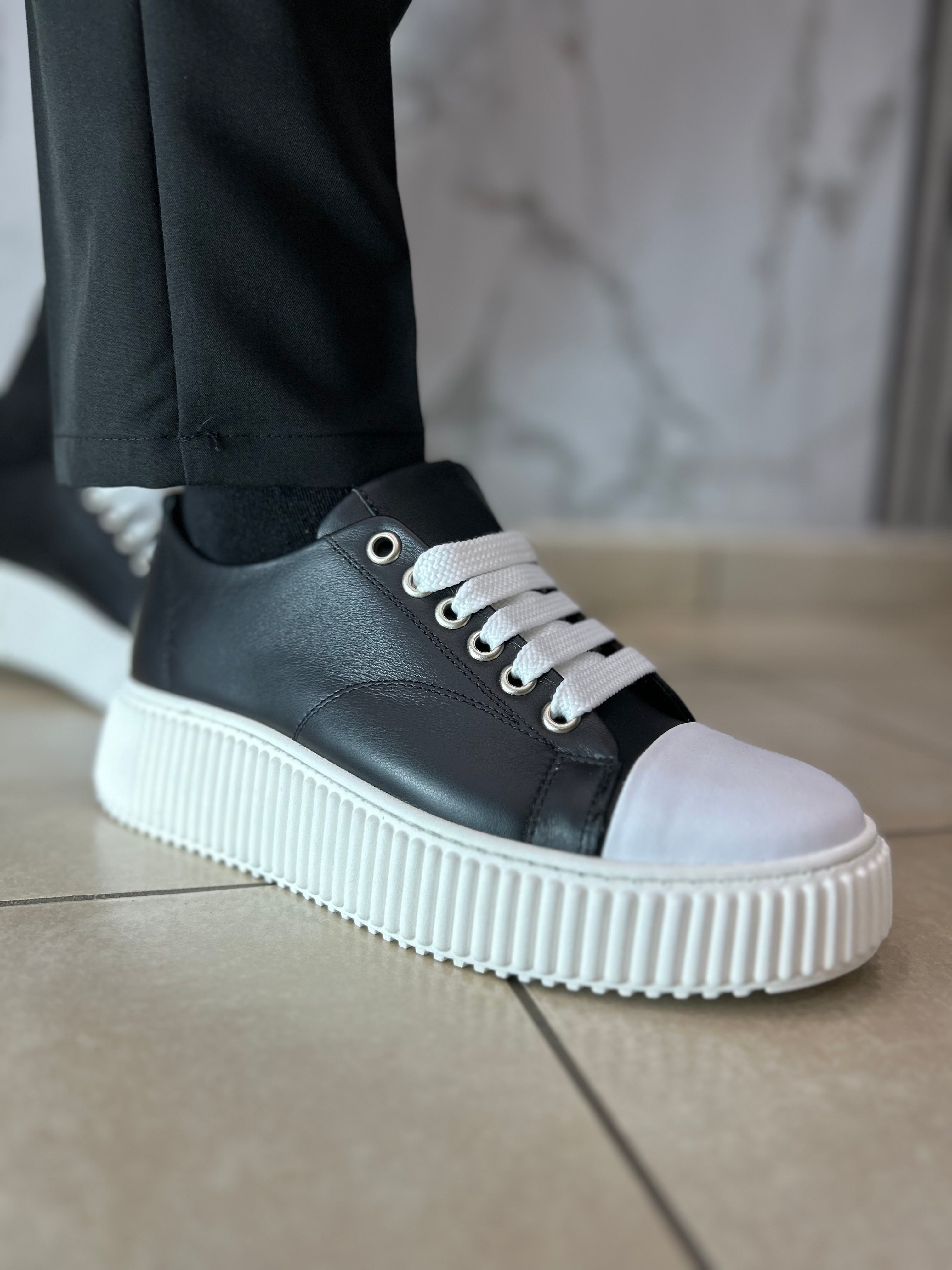 Sneakers MS in Vera Pelle