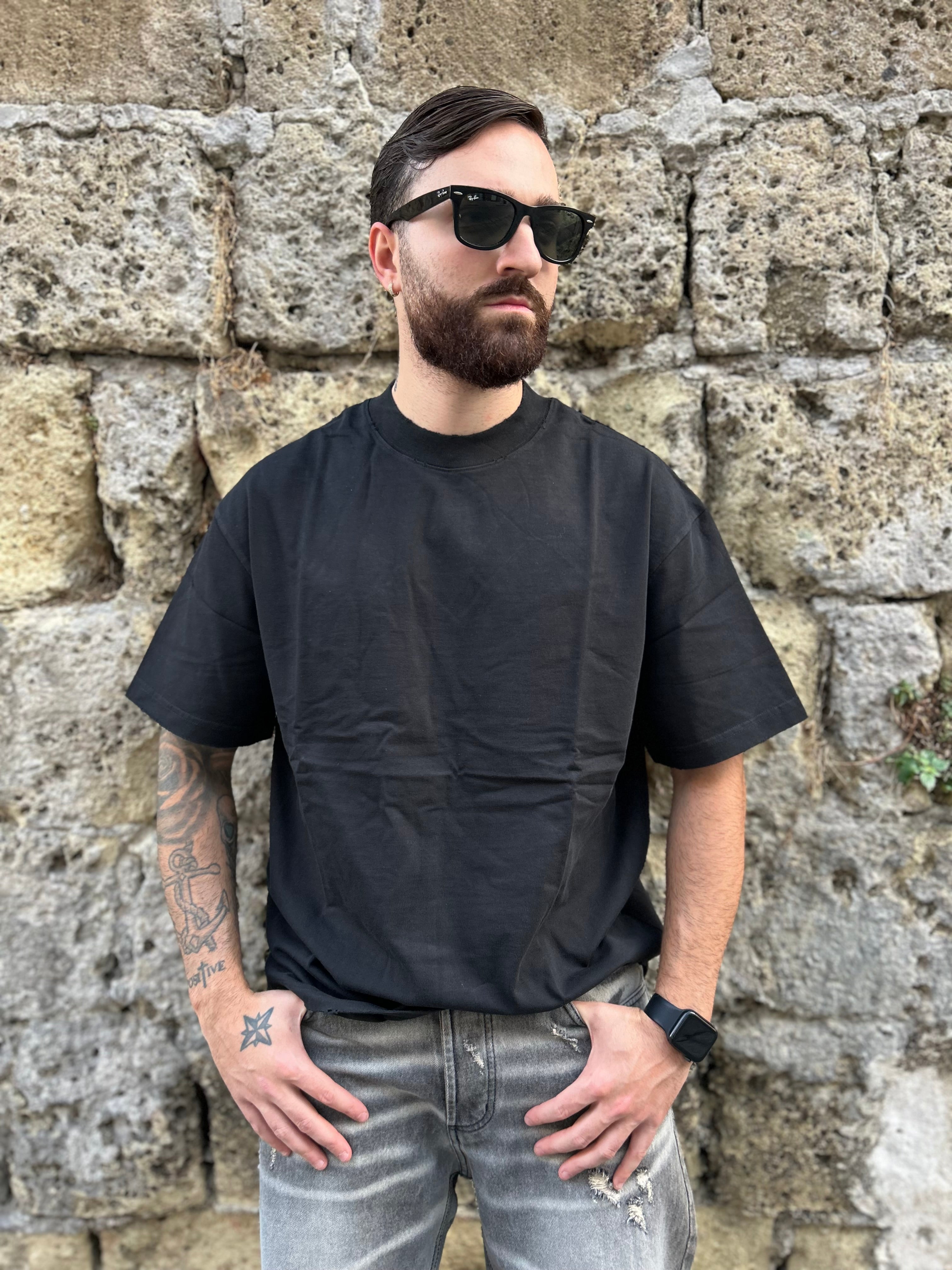 T-SHIRT MEZZO COLLO BASIC