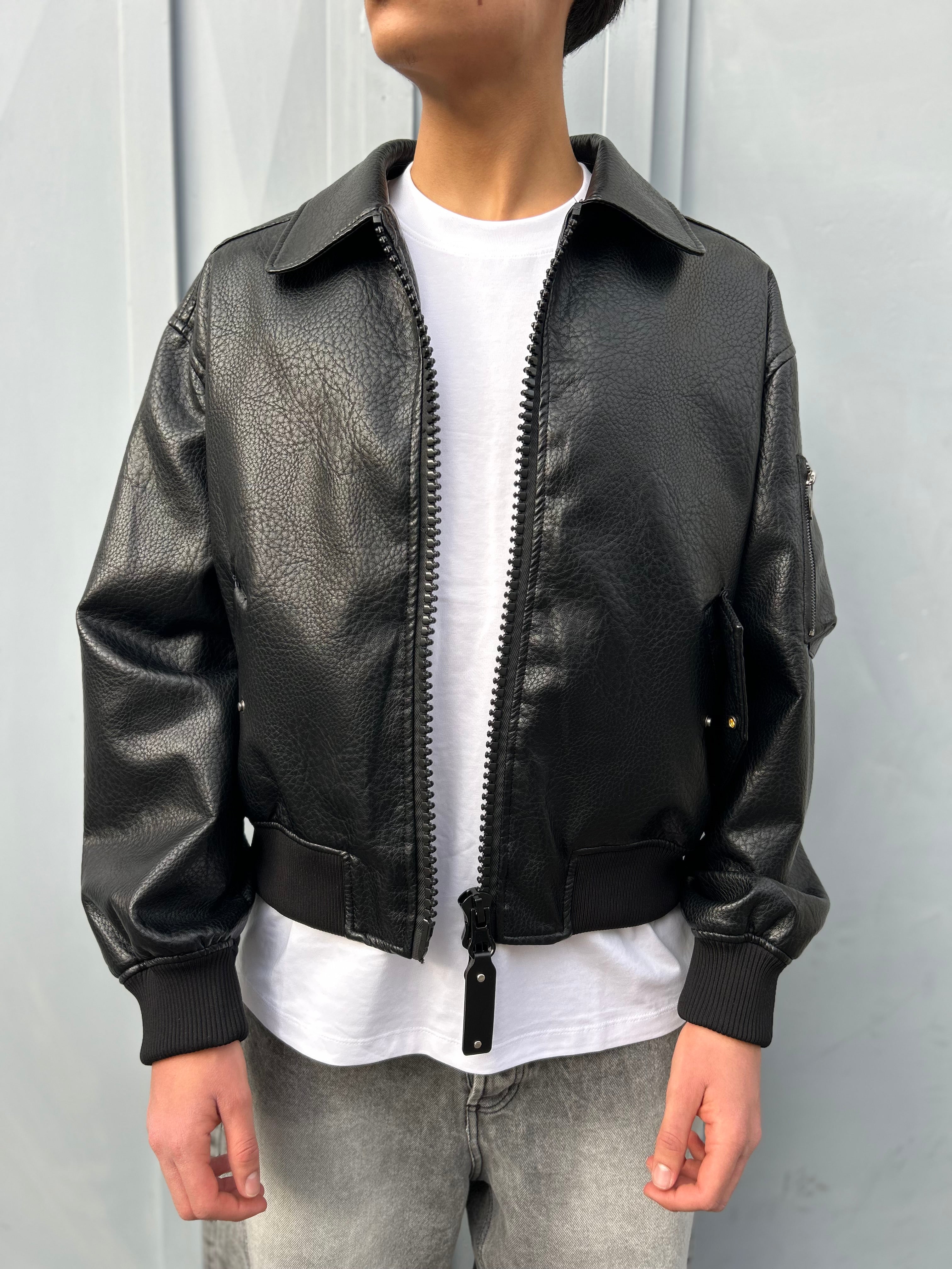 JACKET "AVIATOR" IN ECOPELLE